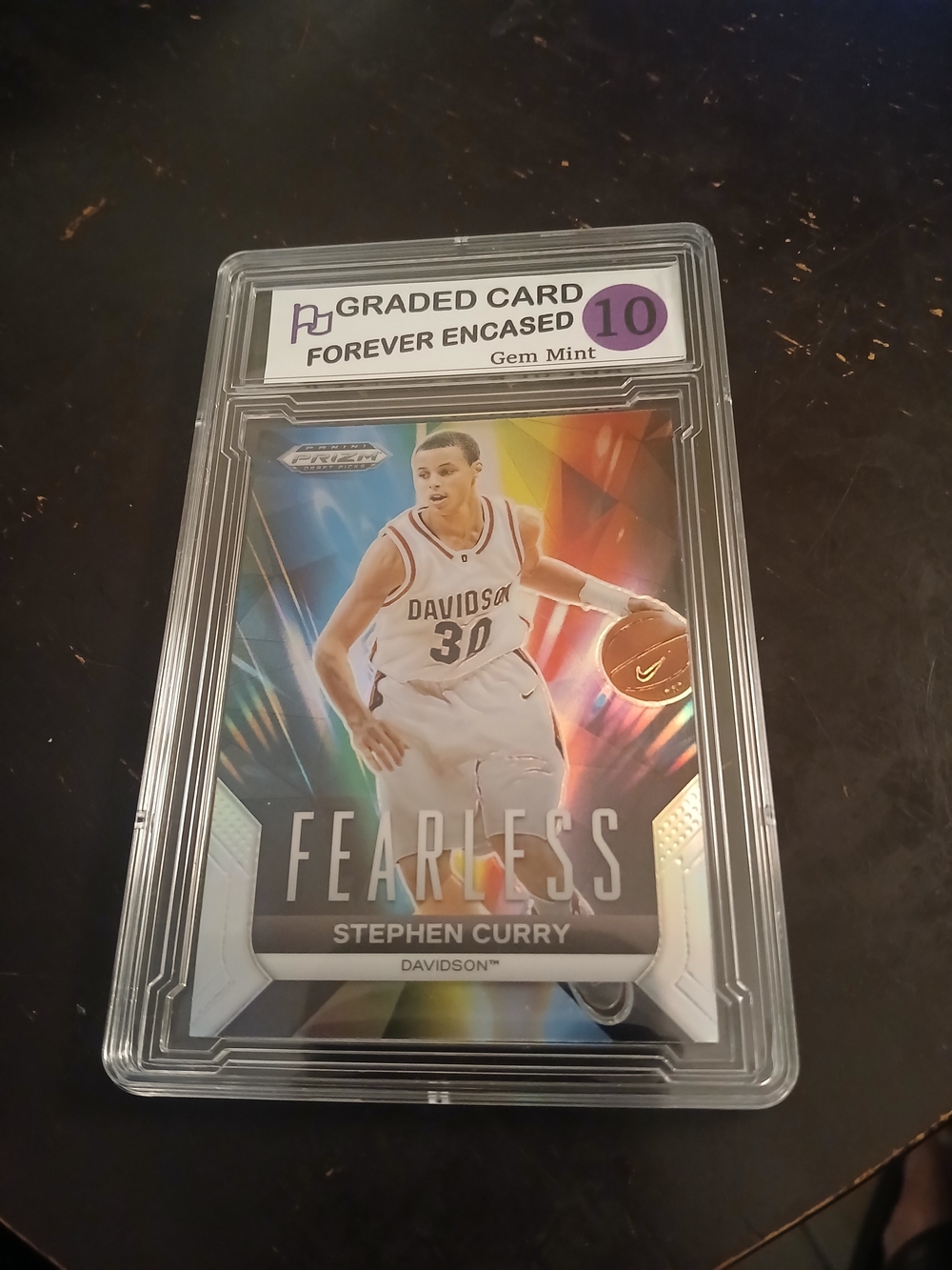 Stephen Curry 'Fearless'Prizm Basketball Card - Multicolor -  Gem Mint 10